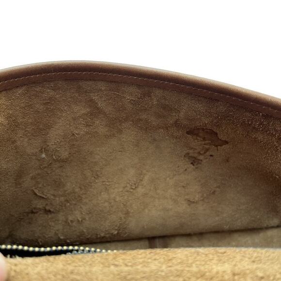 VTG Coach Bonnie Cashin Tan Cowhide Leather Crossbody Bag Turn-Lock Made in USA - Picture 12 of 16